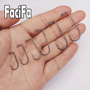 100 pcs 90 Degree Jig Fly Tying Strong Wire Saltwater Freshwater Fish Hook Aberdeen jig fishing size 6 4 2 1 1/0 to 4/0#