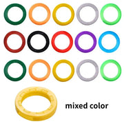 Mixed-Color Plastic Key Covers — Selected Shape, 10, 24 or 32 Pieces