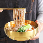 Double-Wall Stainless Steel Bowl — 17–25 cm, Selected Finish