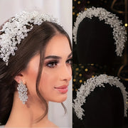 Luxury Crystal Headband Hairband Tiara For Women Rhinestone Bridal Wedding Hair Accessories Jewelry Crown Tiara Headband Gift