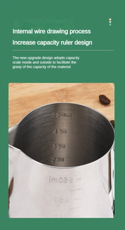 Stainless Steel Milk Frothing Pitcher