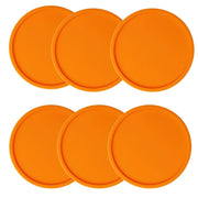 Reusable Silicone Drink Coasters — 5 or 6 Pieces