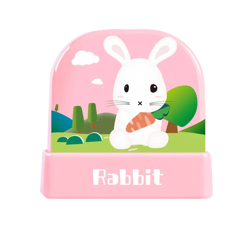 Customized Name Stamp Paints Personal Student Child Baby Engraved Waterproof Non-fading Kindergarten Cartoon Clothing Name Seal