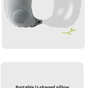 Inflatable Velvet Travel Neck Pillow
