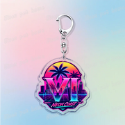 Classic Game Vice City Keychains for Accessories Bag Charm San Andreas Pc Games  Lovers Keyring Jewelry Fans Gifts