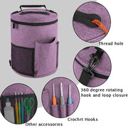 600D Oxford Yarn Storage Bag with Shoulder Strap — 26.5 × 31.5 cm