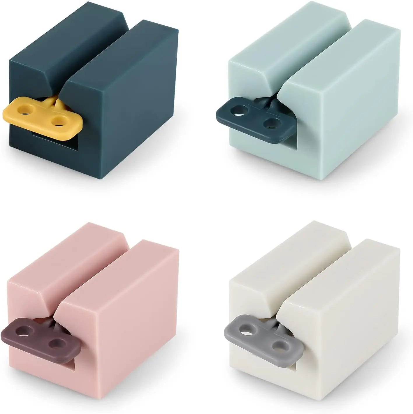 Toothpaste Squeezer Rolling Tube Toothpaste Squeezer with Frosted Handles Toothpaste Holder Stand Bathroom Organizer