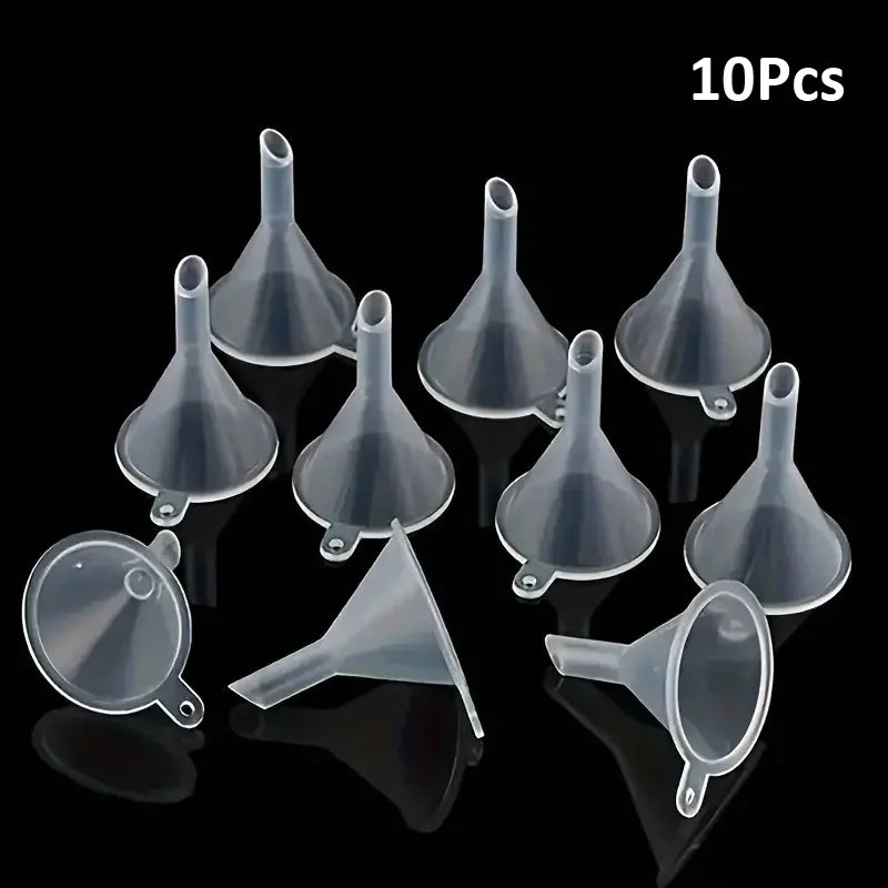 Mini Polypropylene Funnels — Selected 5-, 10-, 20-, 30- or 50-Piece Pack