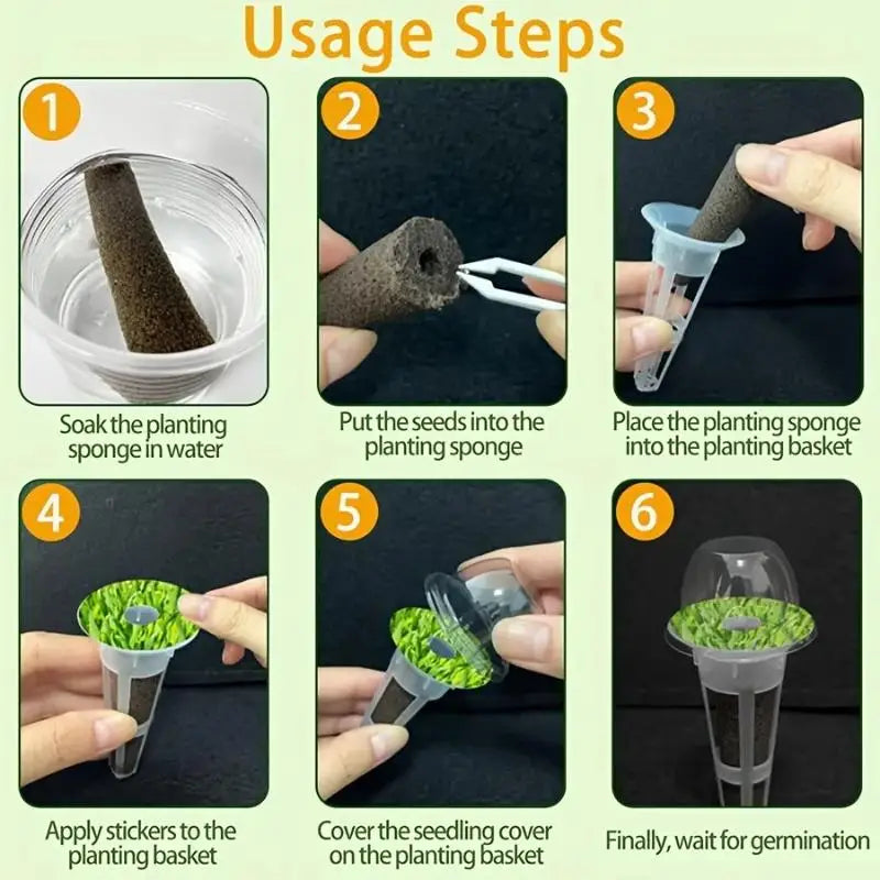 67-Piece Indoor Hydroponic Seed Pod Kit