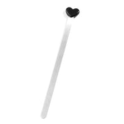 Stainless Steel Heart Bookmark — 1 Piece