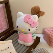 Cute Cartoon Desk Organizer Kawaii Cat Print Pencil Holder Pen Stand Office Storage Container For Women Teens Girls Gift daily