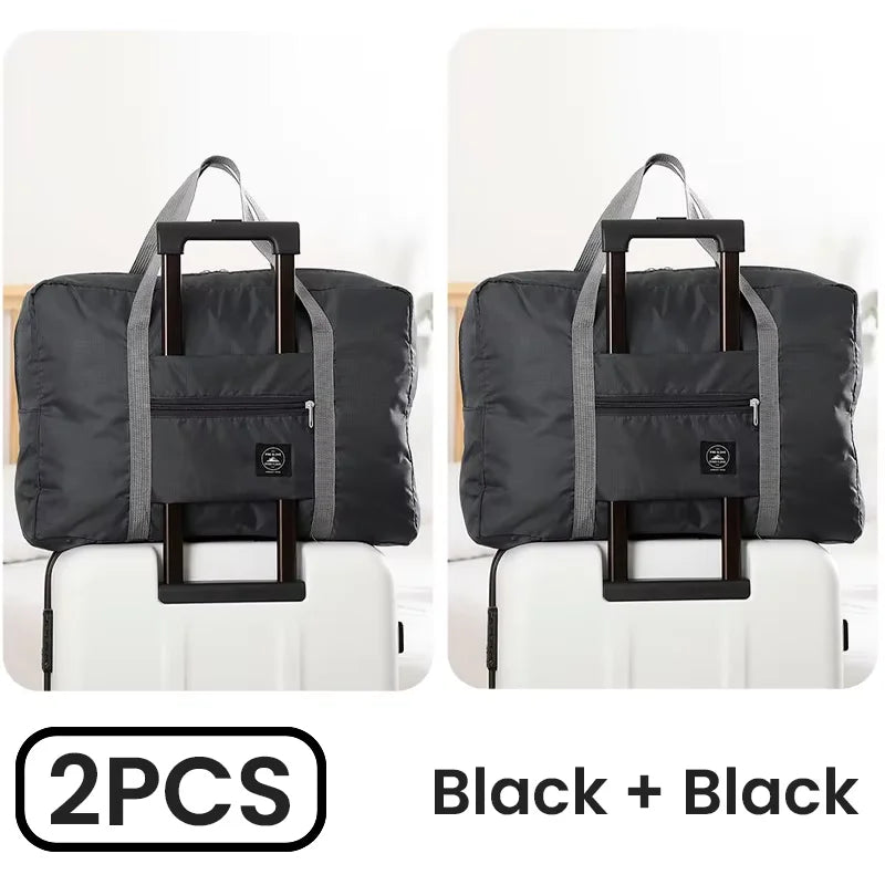 Foldable Polyester Oxford Travel Duffel Bag — 48 × 32 × 16 cm, Selected Pack