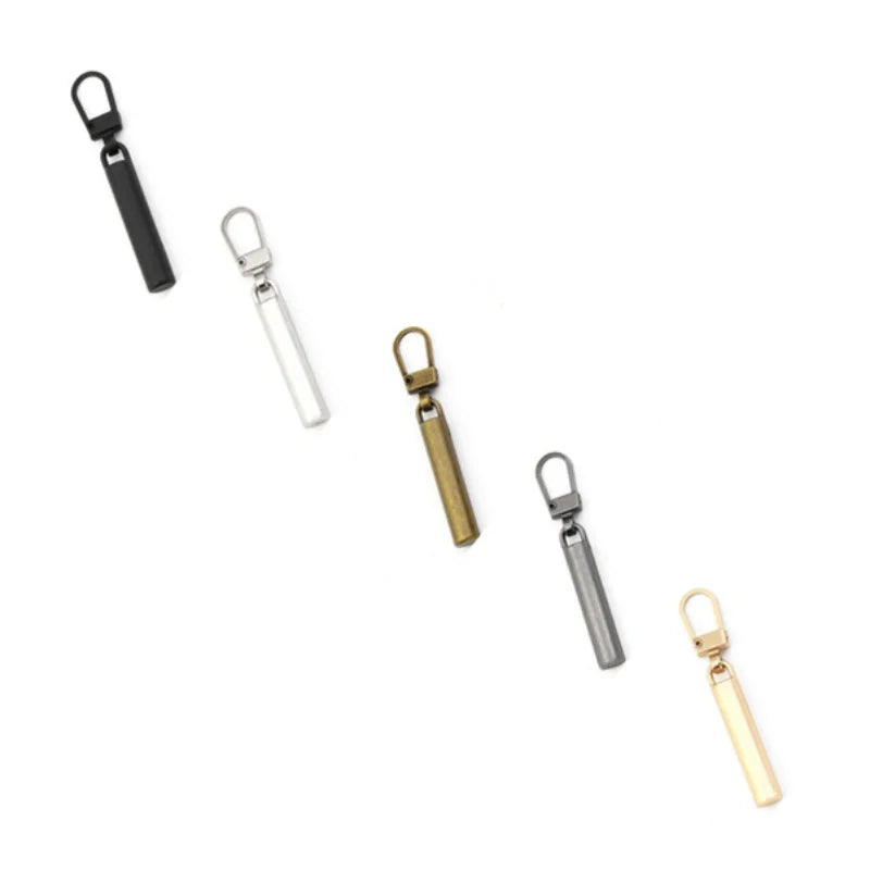 Replacement Zipper Pull Tabs — Selected Style, 5- or 10-Piece Pack