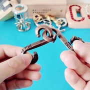 Magic IQ S Lock Metal Puzzles Brain Teasers Disentanglement Problem Solving Toys Educational Gifts For Kids and Adults