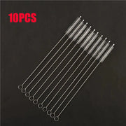 Nylon Straw-Cleaning Brushes with Steel Handles — Selected Pack or Set