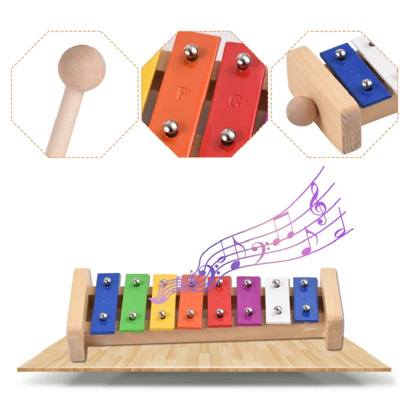 8-Key Glockenspiel with Mallets