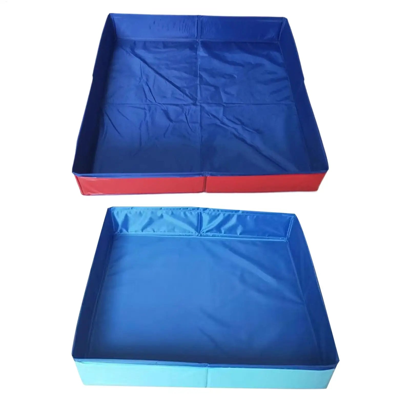 Dog Paddling Pool 50x50x10cm PVC Folding small pet bathtub Summer Cool Cleaning Basin for Puppy Cats Ducks Parrots Pet Supplies