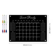 Magnetic Acrylic Refrigerator Planner
