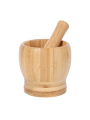 Leeseph Bamboo Mortar and Pestle Set