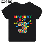 Building Blocks Print Kids T-Shirt
