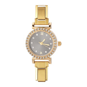 Fashion Luxury DIY 9MM Charm Stainless Steel Shiny Round Square Watch Bracelet Bangle High Quality Y2K Watch Head Christmas Gift