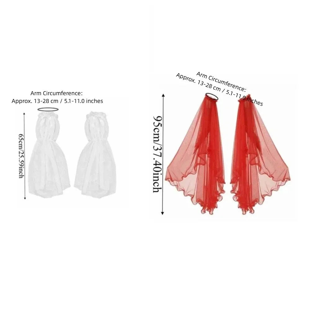 Detachable Chiffon Flare Sleeves