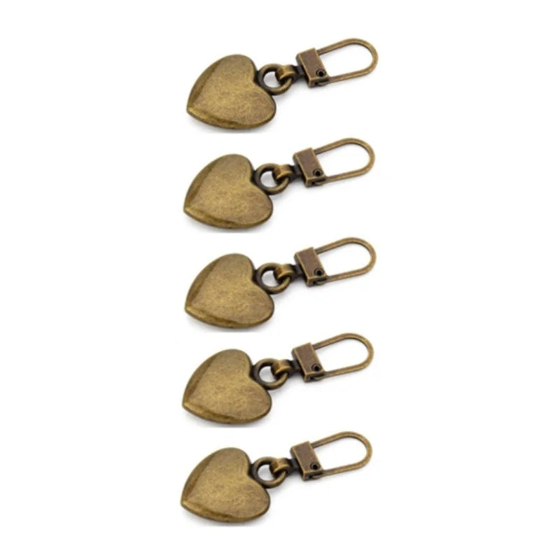 Replacement Zipper Pull Tabs — Selected Style, 5- or 10-Piece Pack