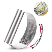Stainless Steel Garlic Rocker Press