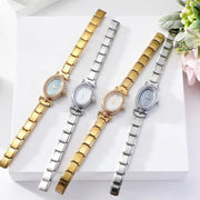 New Vintage Men Women's High Quality Oval Shape Stainless Steel Watch Bracelet Fit 9mm DIY Italian Charm Bangle Jewelry Gifts