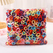 50/300/500 pcs Girls Colorful Elastic Hair Bands Ponytail Hold Hair Tie Rubber Bands Scrunchie Hair Accessories Bands for Girls
