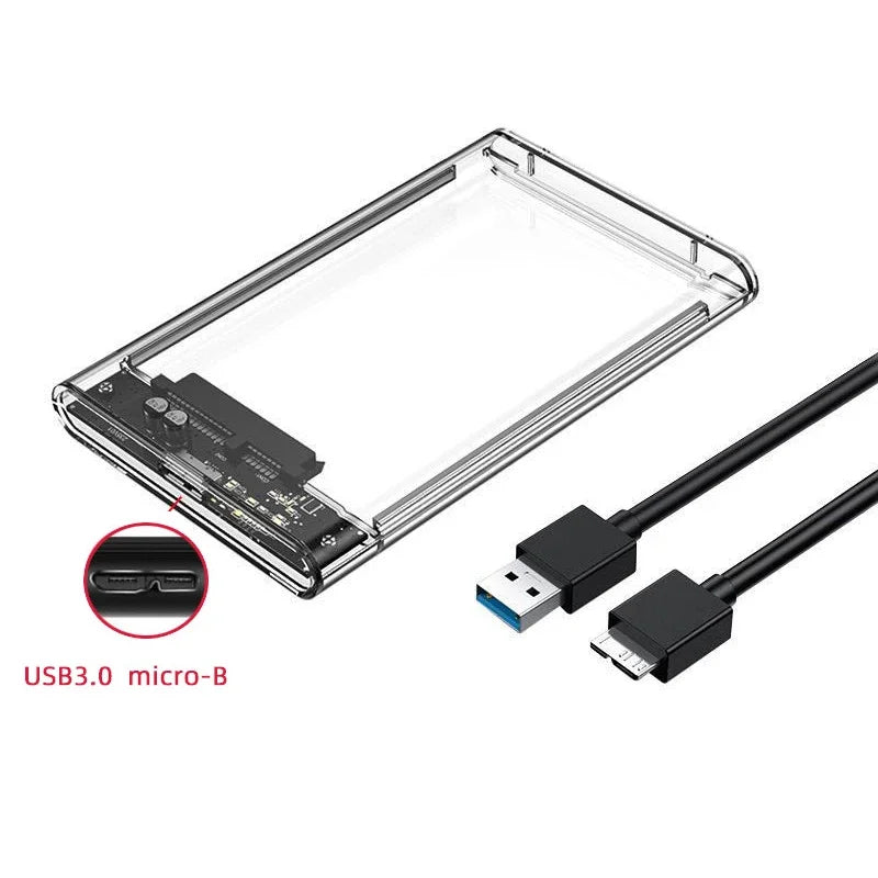 USB 3.0/Type C to SATA III Hard Disk Case for 2.5 inch HDD SSD External Hard Drive Enclosure Harddisk Boxs Support UASP HDD Box