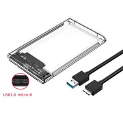 USB 3.0/Type C to SATA III Hard Disk Case for 2.5 inch HDD SSD External Hard Drive Enclosure Harddisk Boxs Support UASP HDD Box