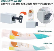 Toothpaste Squeezer Rolling Tube Toothpaste Squeezer with Frosted Handles Toothpaste Holder Stand Bathroom Organizer