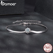 Sterling Silver Moissanite Bracelet