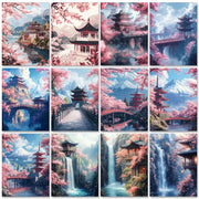 Cherry Blossom Paint-by-Number Canvas Kit