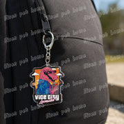 Classic Game Vice City Keychains for Accessories Bag Charm San Andreas Pc Games  Lovers Keyring Jewelry Fans Gifts