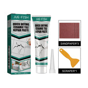 Quick Drying Ceramic Tile Repair Paste Waterproof Crack Filler Adhesive For Bathroom Kitchen Porcelain Marble Bathtub Toilet Kit