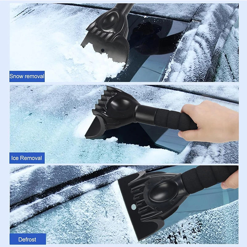 ABS Car Ice Scraper with Foam Grip — Single or Selected Set