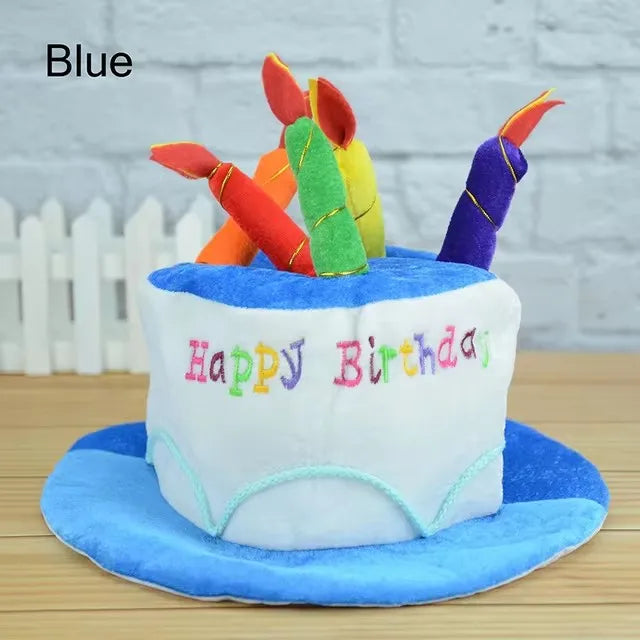 Birthday Cake Candle Party Hat — Selected Style