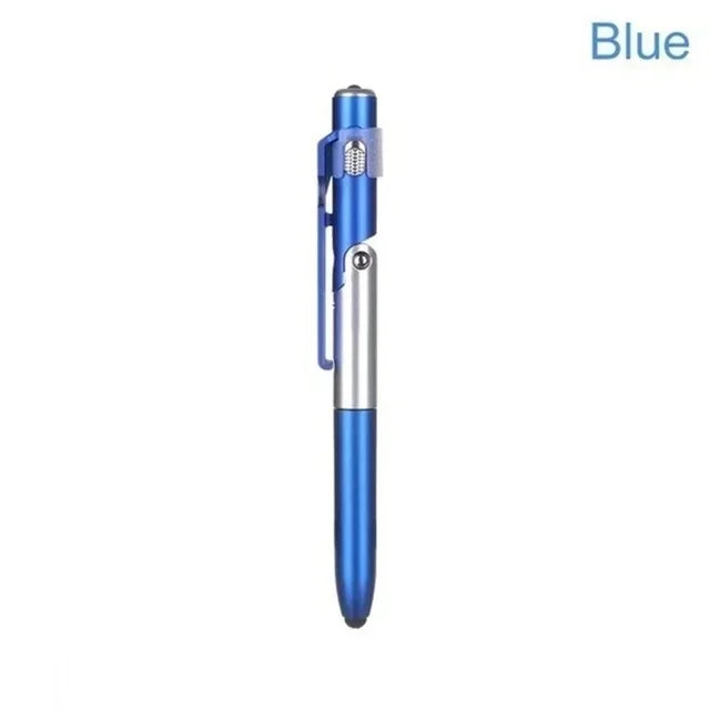 4-in-1 Ballpoint Stylus Pen with Phone Support and Light — 1 Piece