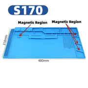 Silicone Electronics Repair Work Mat — Model and Size Options