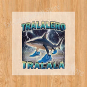 Tralalero Tralala Cotton T-shirt Kids Anime Tungtung Sahur Brainrot Tees Boy Girl Summer Short Sleeve Children Clothes Tops Gift
