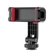 ST-06S Dual Head Phone Holder Horizontal and Vertical Phone Holder DSLR Camera Monitor Holder for Smartphone Vlogging