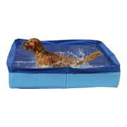Dog Paddling Pool 50x50x10cm PVC Folding small pet bathtub Summer Cool Cleaning Basin for Puppy Cats Ducks Parrots Pet Supplies