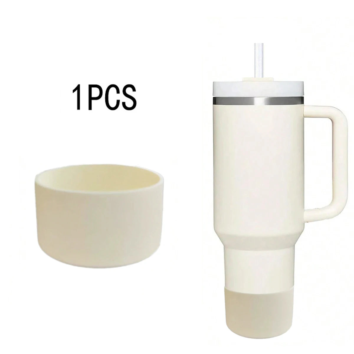 Silicone Tumbler Base Covers — 7.5 cm Fit, Selected 1- or 2-Piece Pack