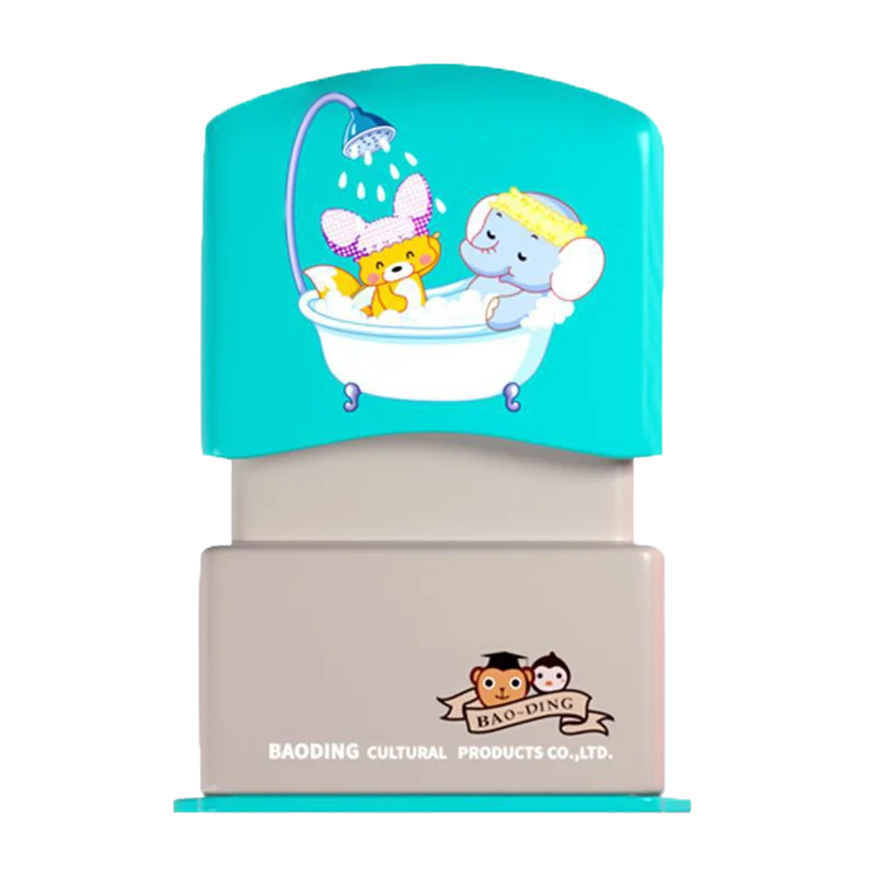 Customized Name Stamp Paints Personal Student Child Baby Engraved Waterproof Non-fading Kindergarten Cartoon Clothing Name Seal