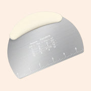 Stainless Steel Curved Dough Bench Scraper — 1 Piece