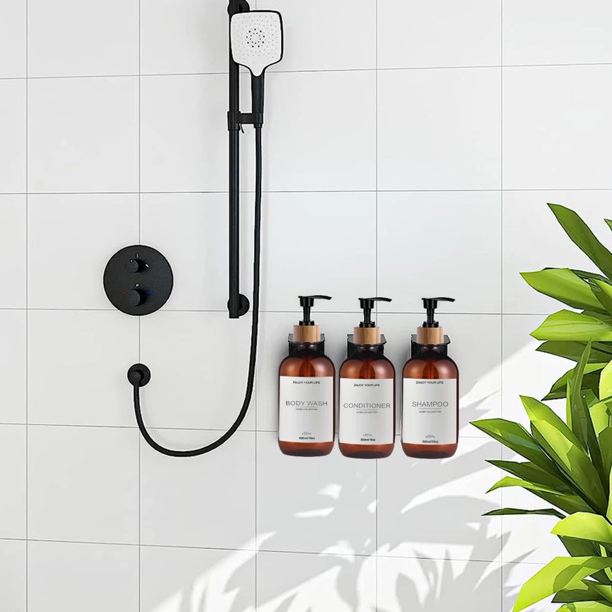 Refillable 500ml Pump Dispenser Bottle