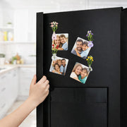 Mini Glass Vase Refrigerator Magnet Set