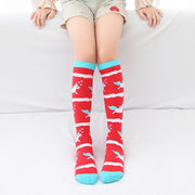 Spring Autumn Girls Cotton Ankle Short Lovely Stockings Cartoon Unicorn Kids Child Knee High Socks Infant Baby Over Knee Socks
